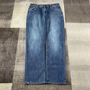 Marmot Mens Straight Leg Jeans Size 34X29.5 Medium Wash Outdoors Hiking Gorpcore